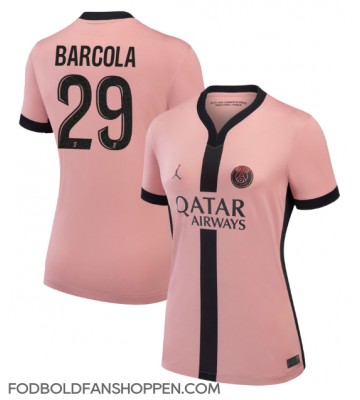 Paris Saint-Germain Bradley Barcola #29 Tredjetrøje Dame 2024-25 Kortærmet